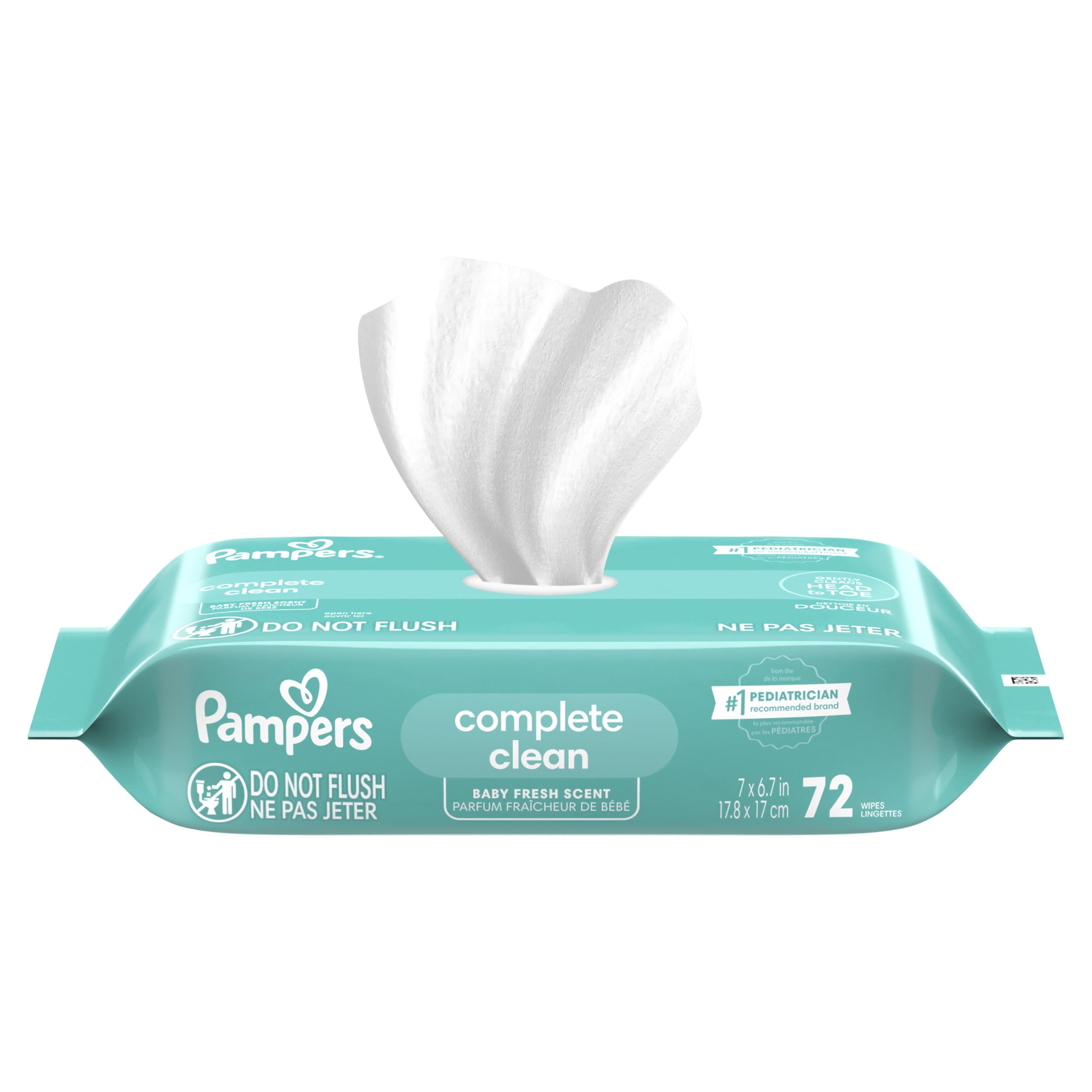 Baby Wipes, Complete Clean Baby Fresh Scented Wipe, Gently Cleans