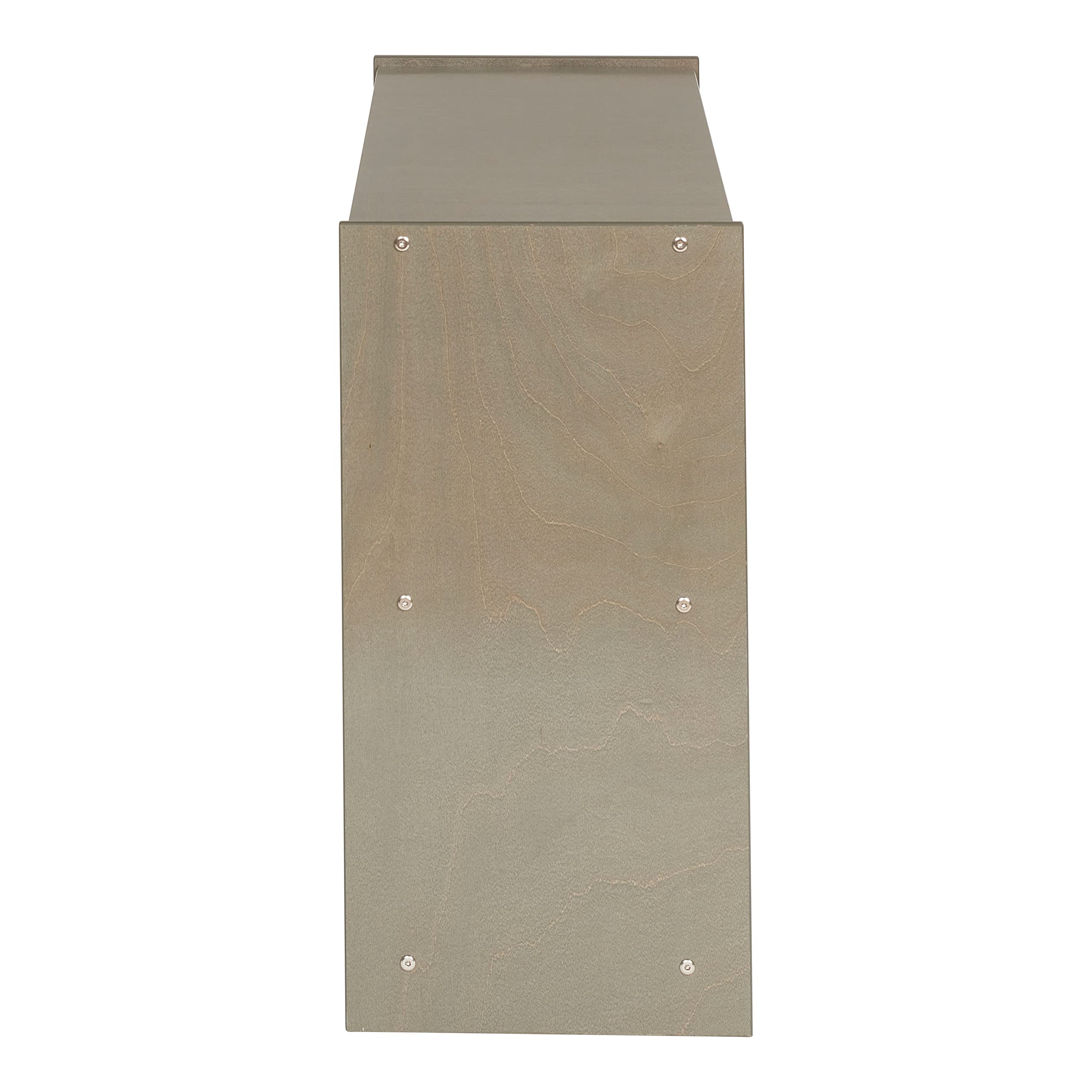 2-Shelf Mobile Storage Cabinet, Classroom Furniture, Grey Wash