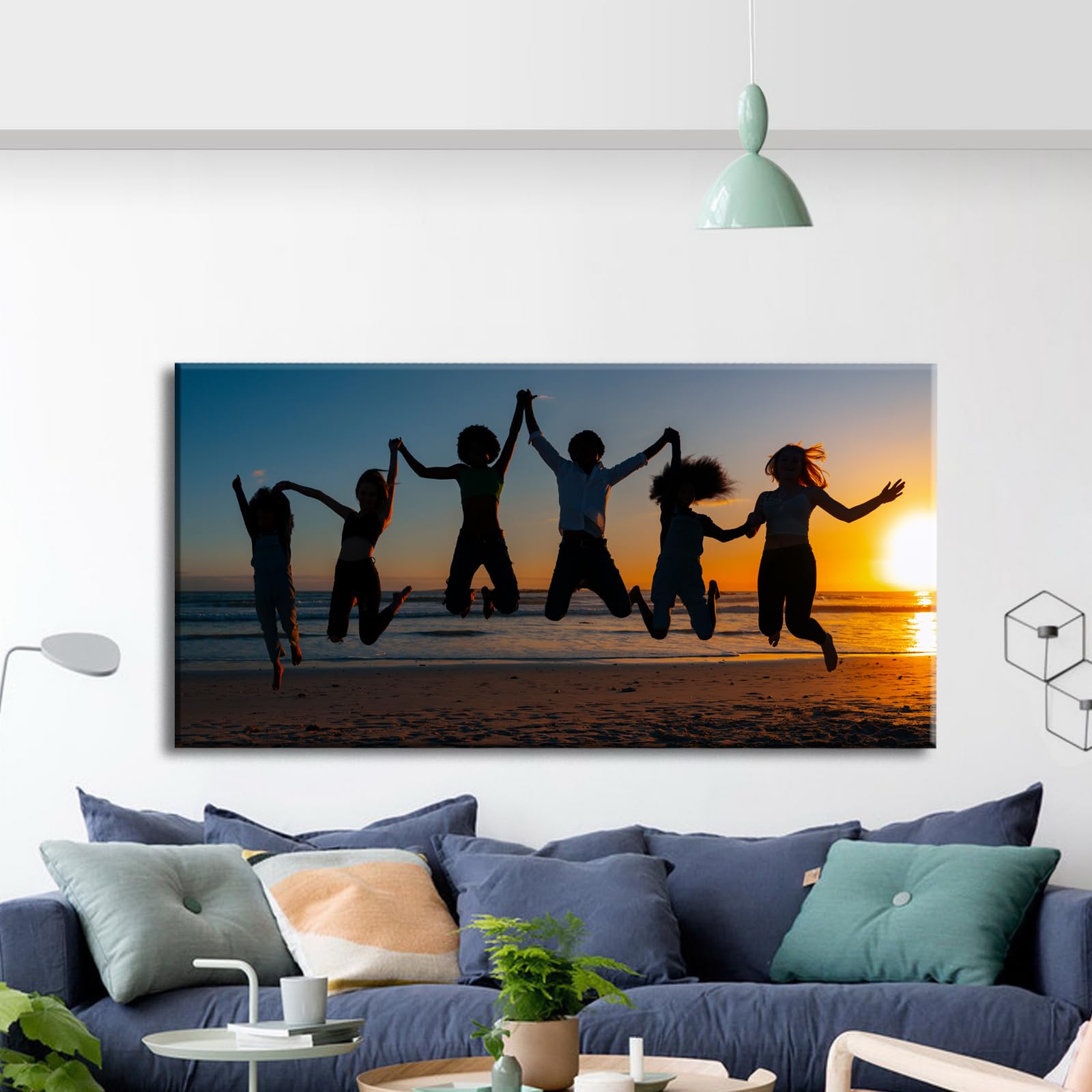Custom Canvas Prints with Your Photos for 40"x20" Wall Art