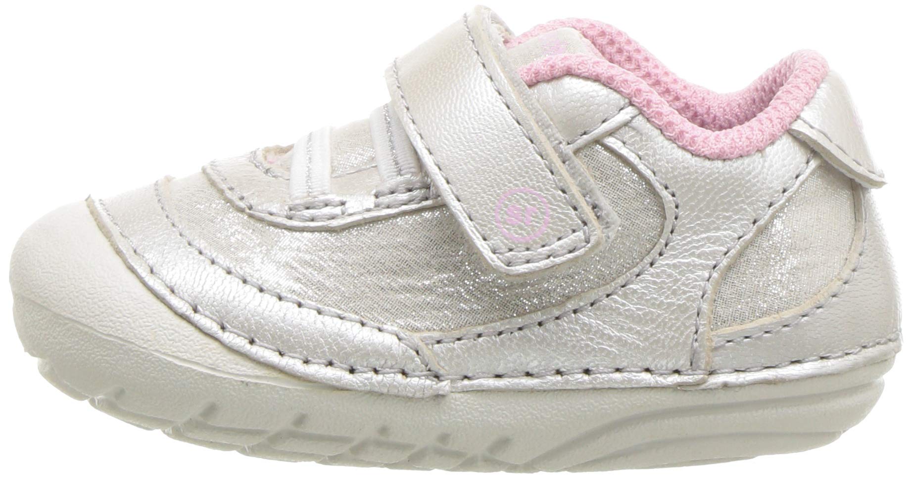 Stride Rite baby girls Soft Motion Jazzy Sneaker, Champagne, 3.5 Infant US