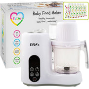 Double Baby Food Maker, Food Processor with 2 Steaming Baskets, Blender