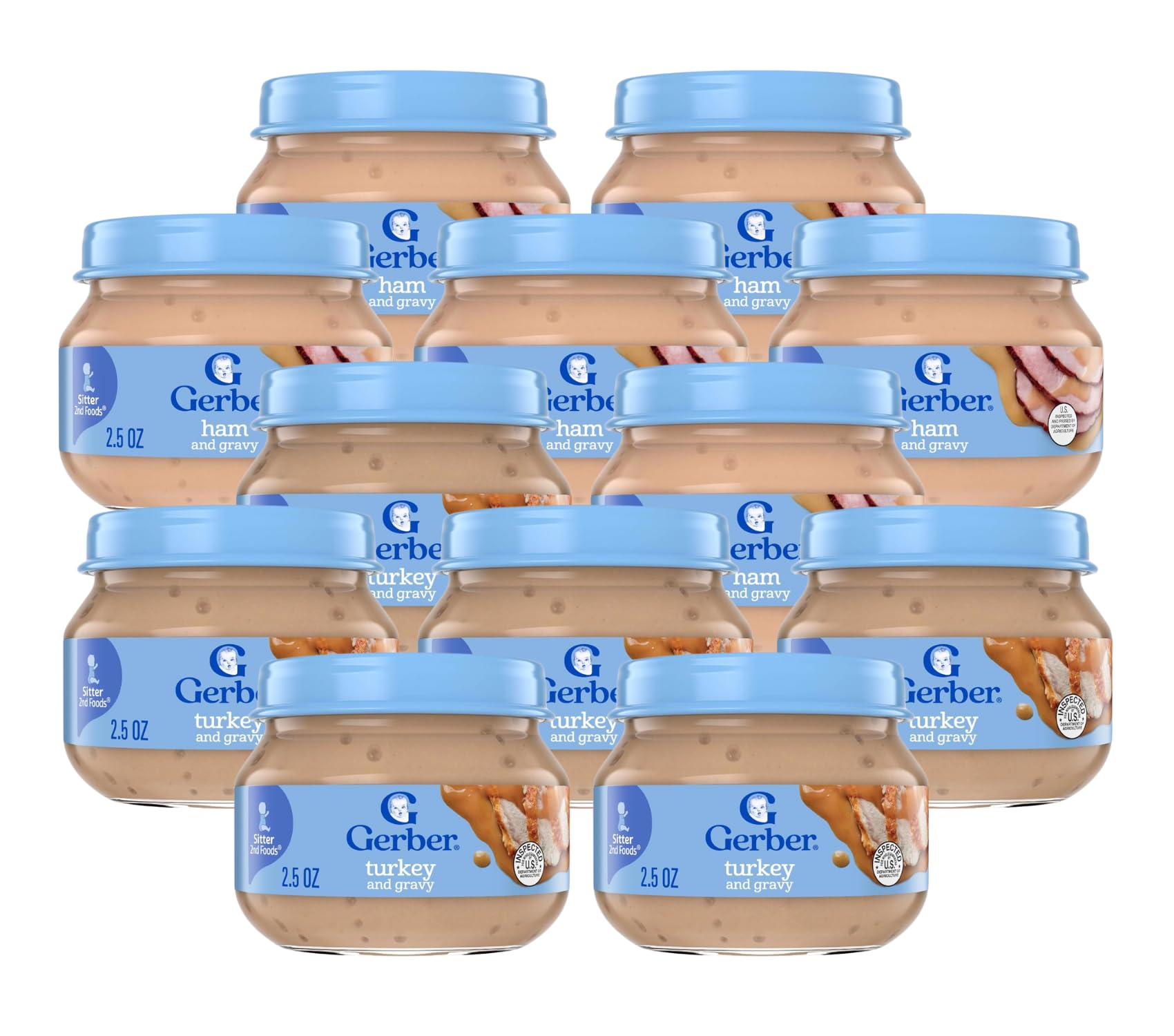 2nd Foods Mealtime for Baby Pureed Baby Food Jar Variety Pack