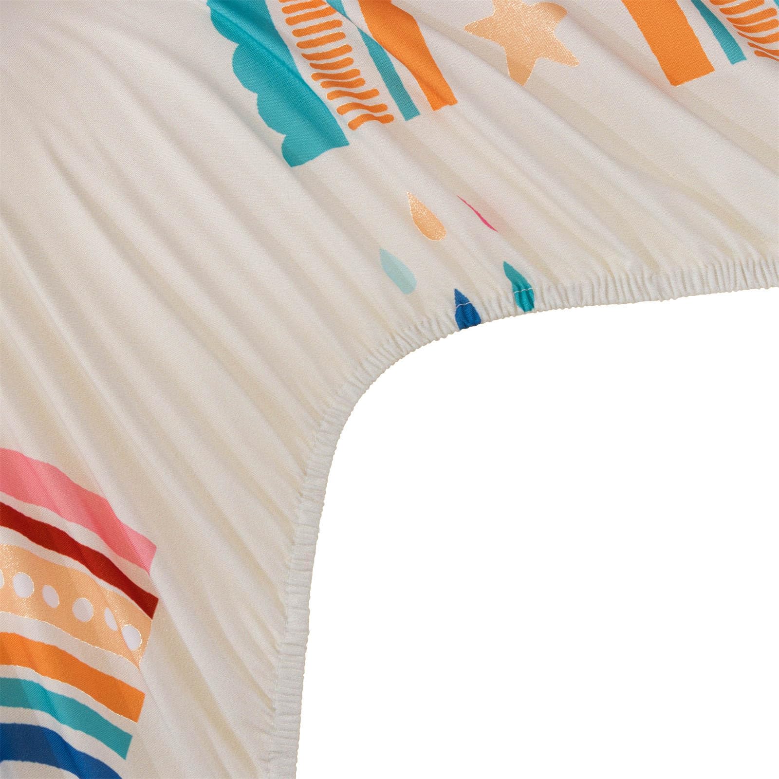 Rainbow Flowers Theme Durable Zipper Bedding for Kids Boys Girls