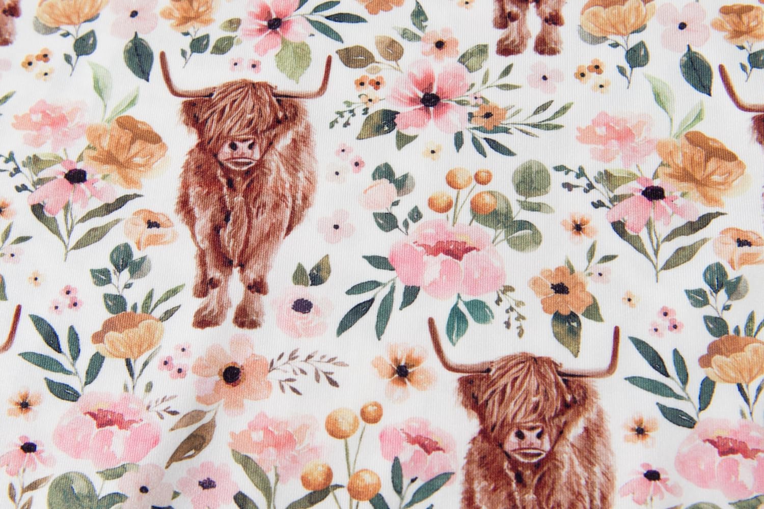 Little Jump 2 Pack Nursing Pillow Covers, Stretchy Removable Case for Breastfeeding Pillows, Ultra Soft Comfortable Slipcover for Baby Girls Western Cowgirl Boots Hats Highland Cows (2 Pack Cowgirl)