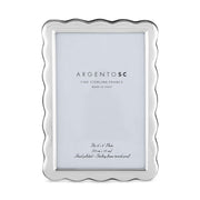 Scalloped Sterling Silver Picture Frames - Handmade in Italy, Tarnish-free