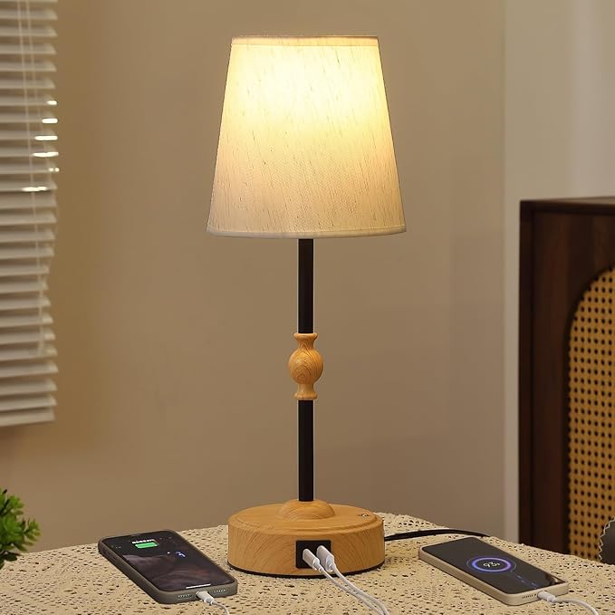 Cordless Rechargeable LED Table Lamp with Dimmer,Nightstand