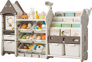 Kids Toy Storage Organizer with Bookshelf