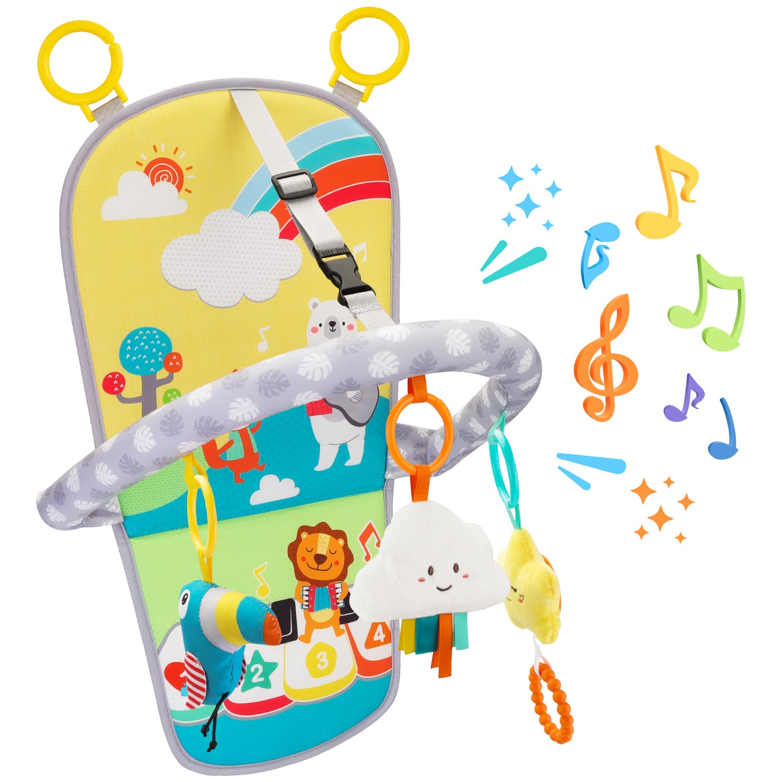 Car Seat Toys for 6-12 Months Babies,Infants Carseat Toy