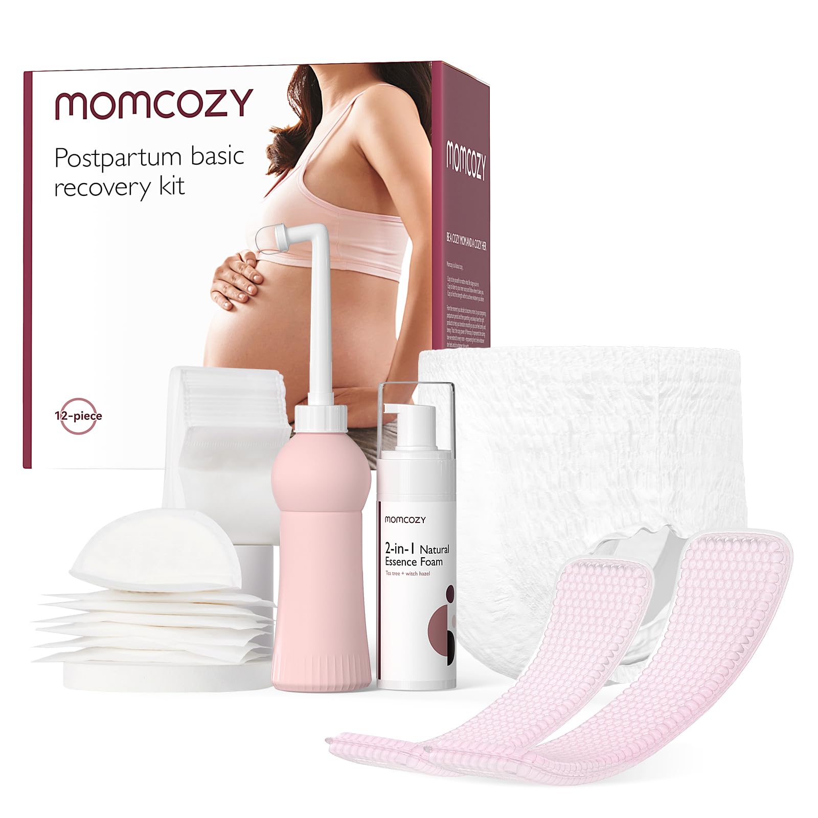 Postpartum Recovery Essentials Kit, Labor Delivery Mom Care Kit