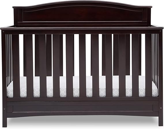 Emery 4-in-1 Convertible Baby Crib, Pack of 1, Grey
