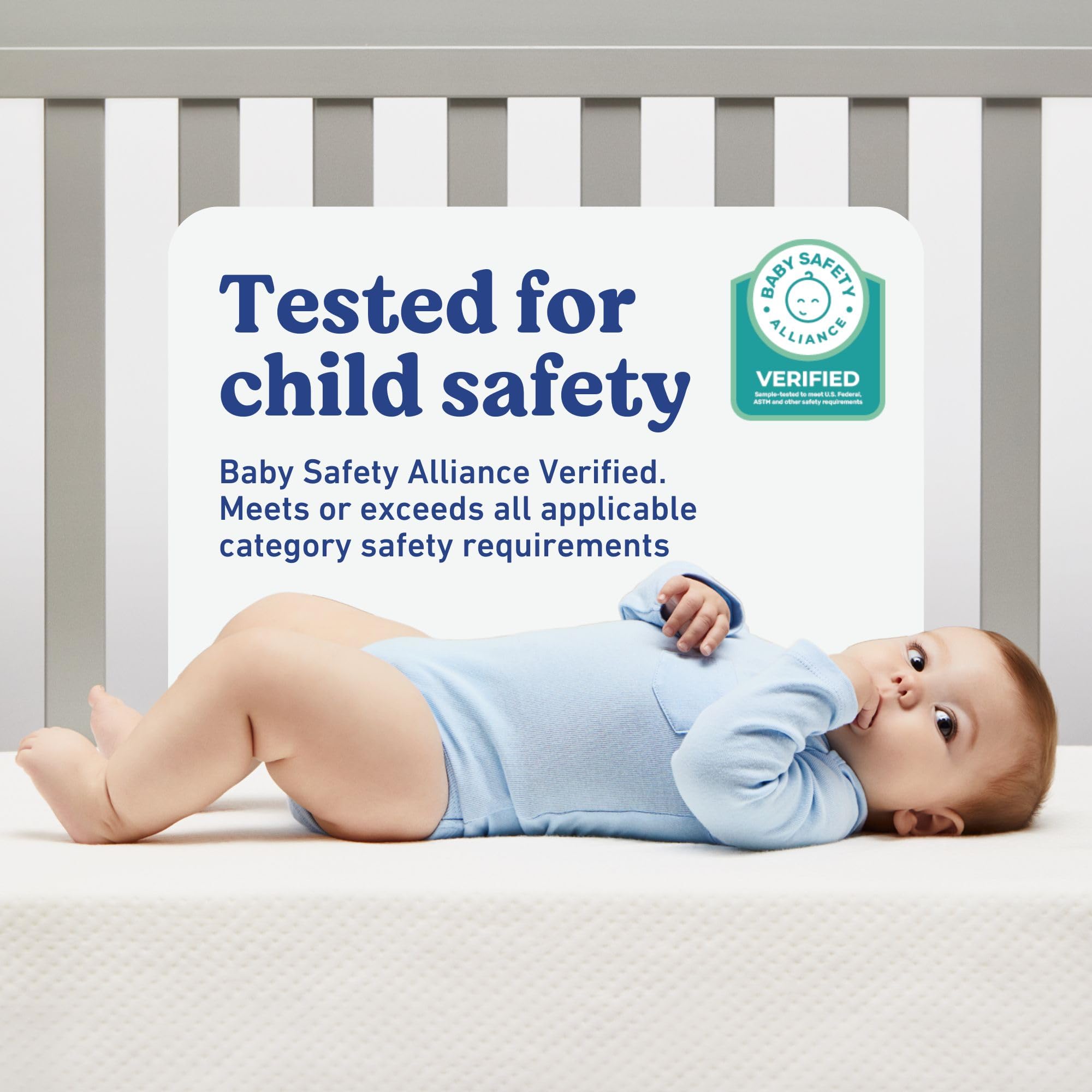 Premium Foam Crib & Toddler Mattress with Waterproof Cover