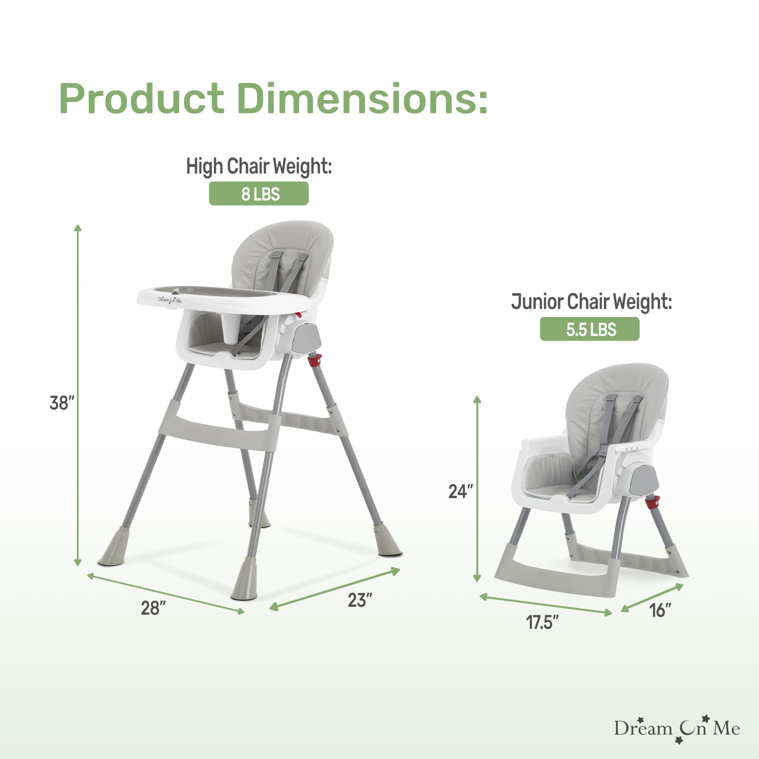 2-in-1 Convertible High Chair