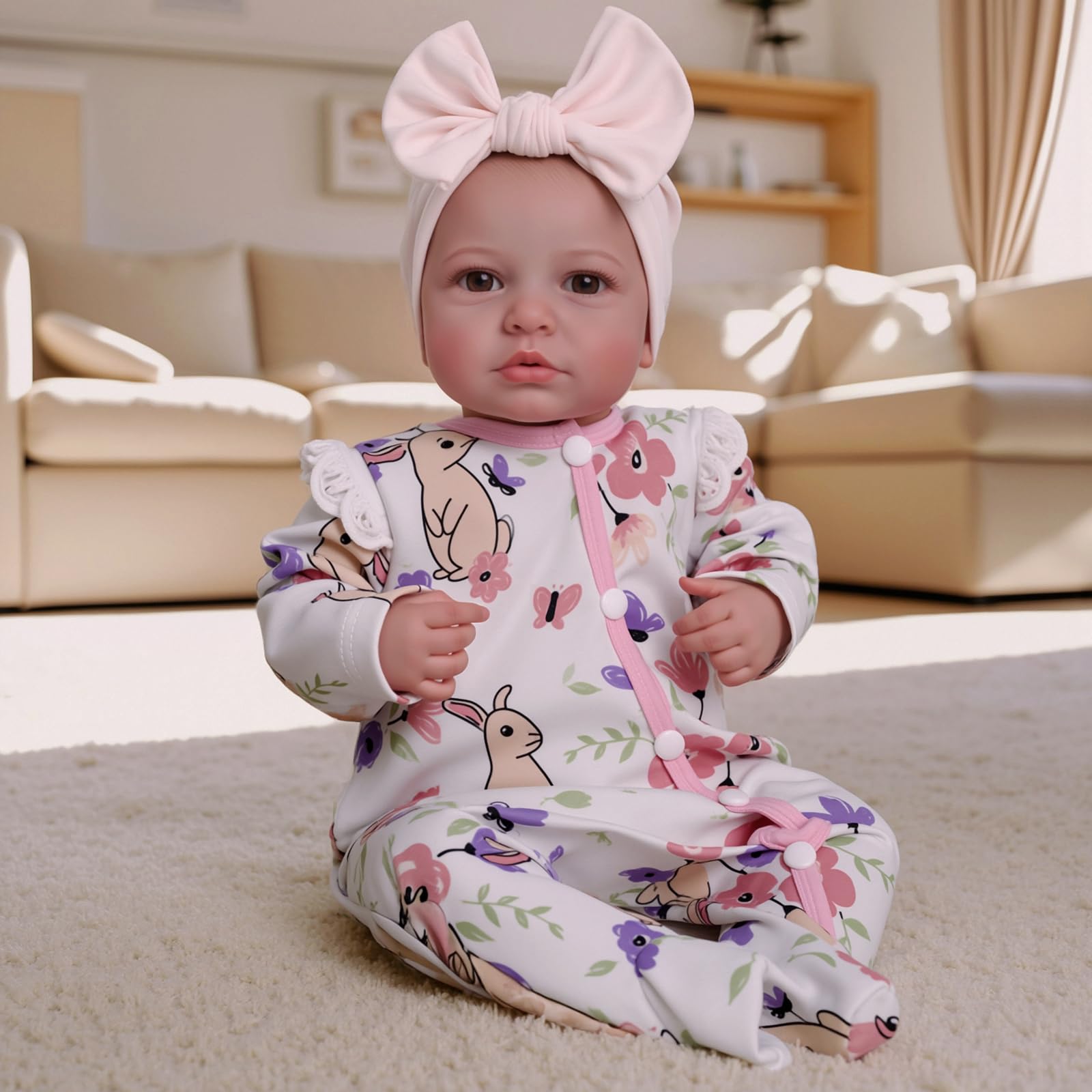 Reborn Baby Dolls - 20-inch Cute Soft Vinyl Realistic Baby Doll Real Life Baby Dolls
