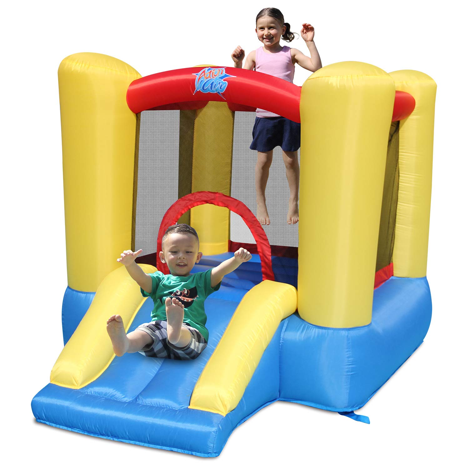 Bounce House, Toddler Inflatable Bounce House with Blower for Indoor/Outdoor