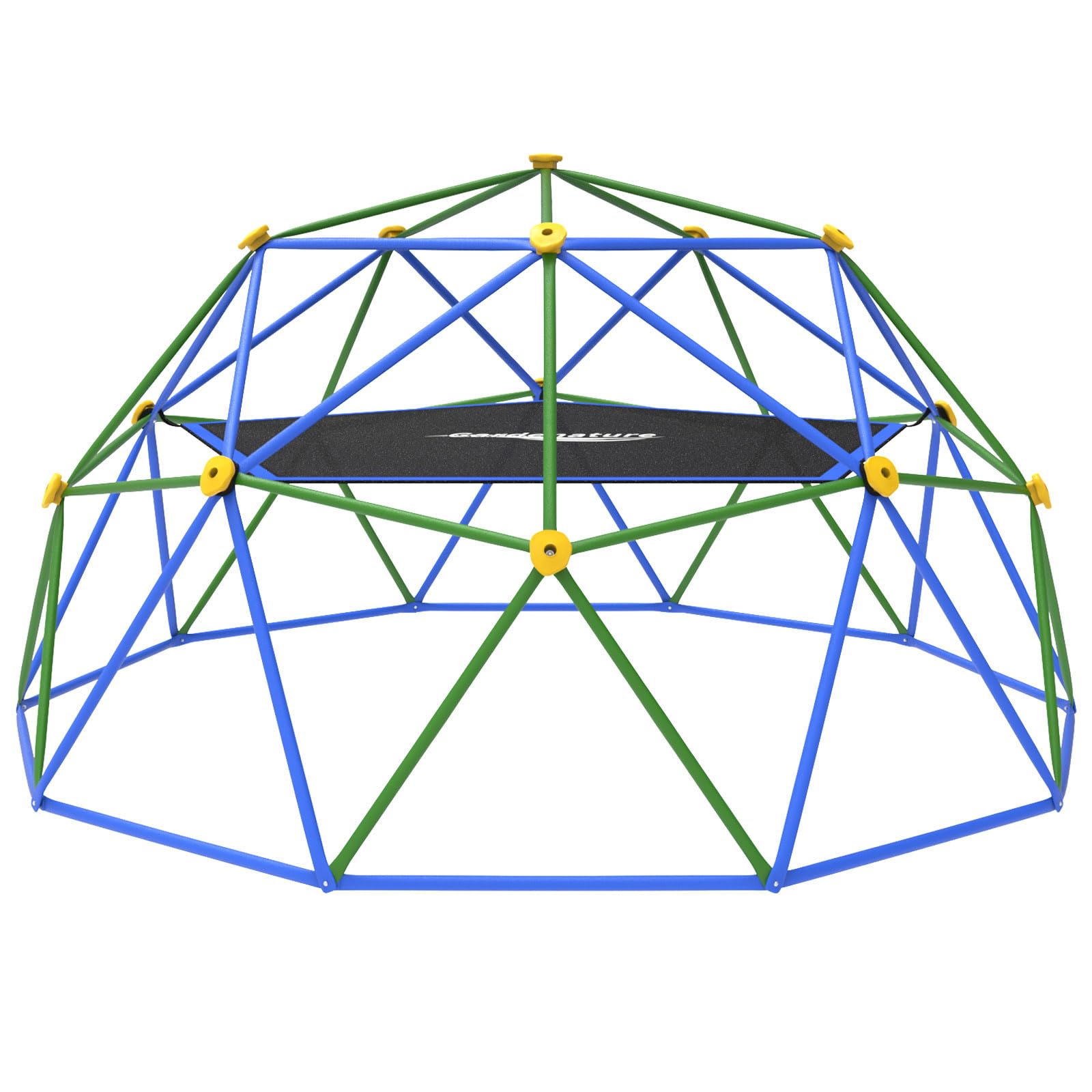 10FT Climbing Dome with Hammock, Outdoor Jungle Gym for Kids