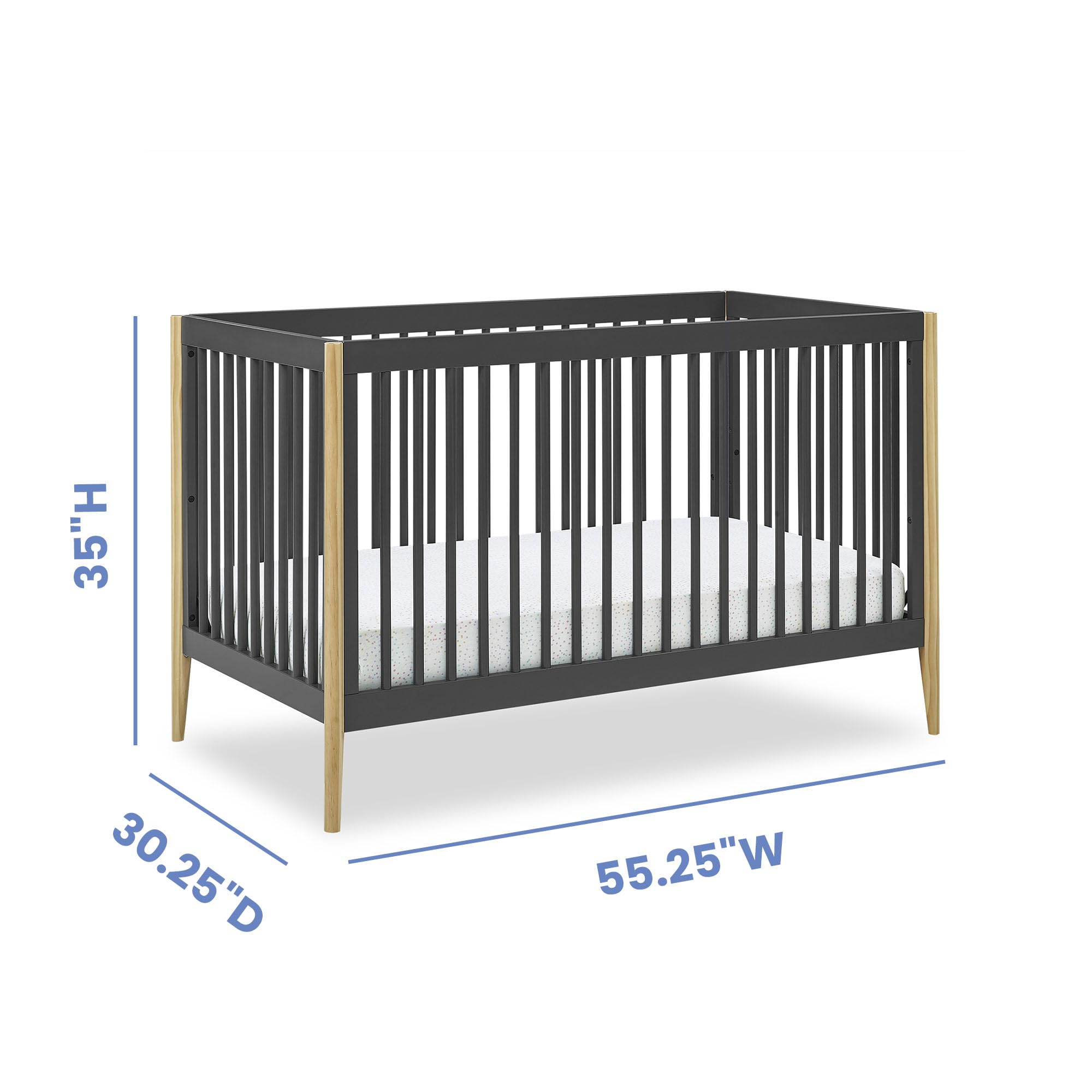 Casey 6-in-1 Convertible Crib - GREENGUARD Gold Certified