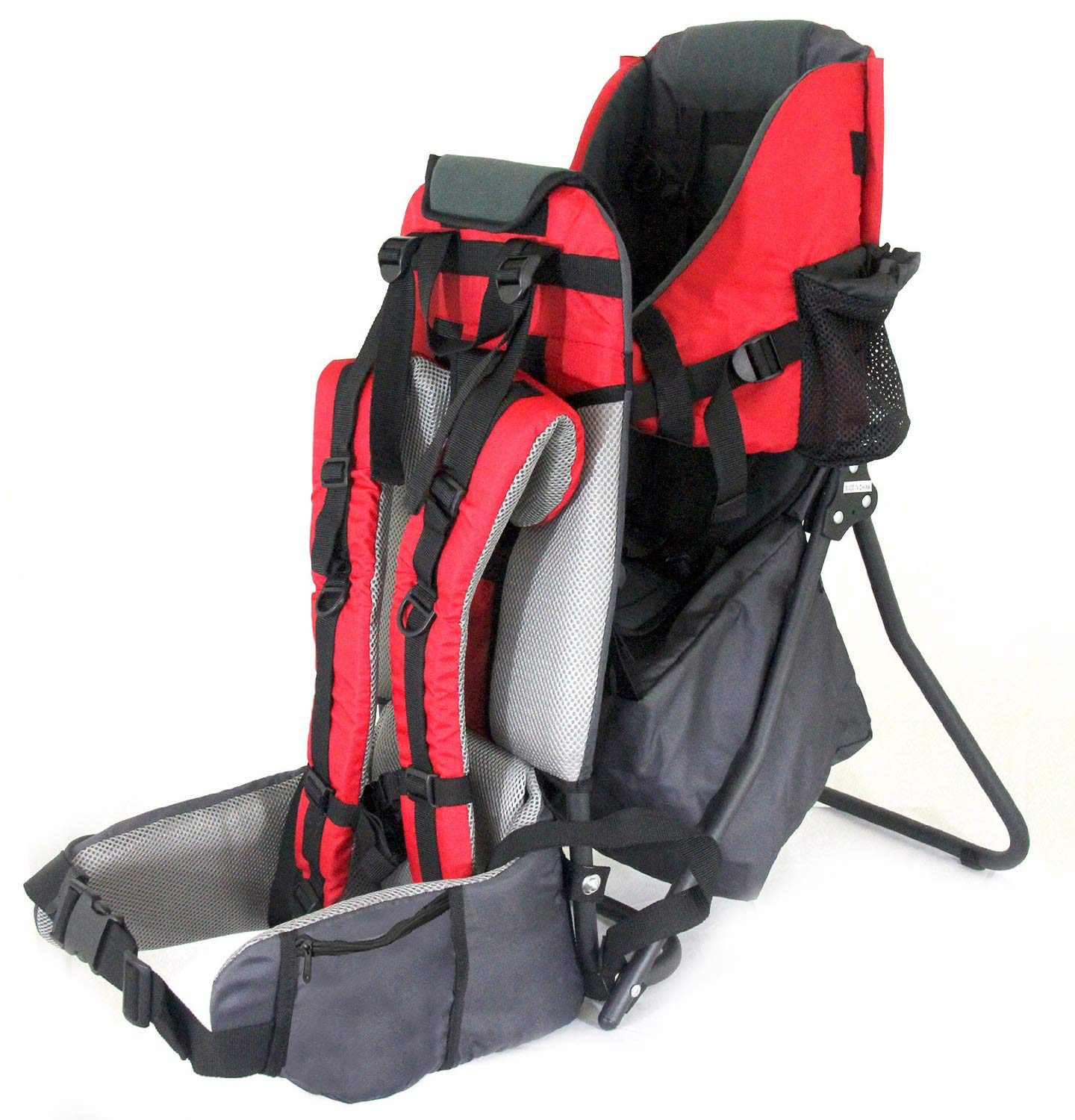 Cross Country Baby Backpack Carrier, Red, Toddler Hiking Backpack