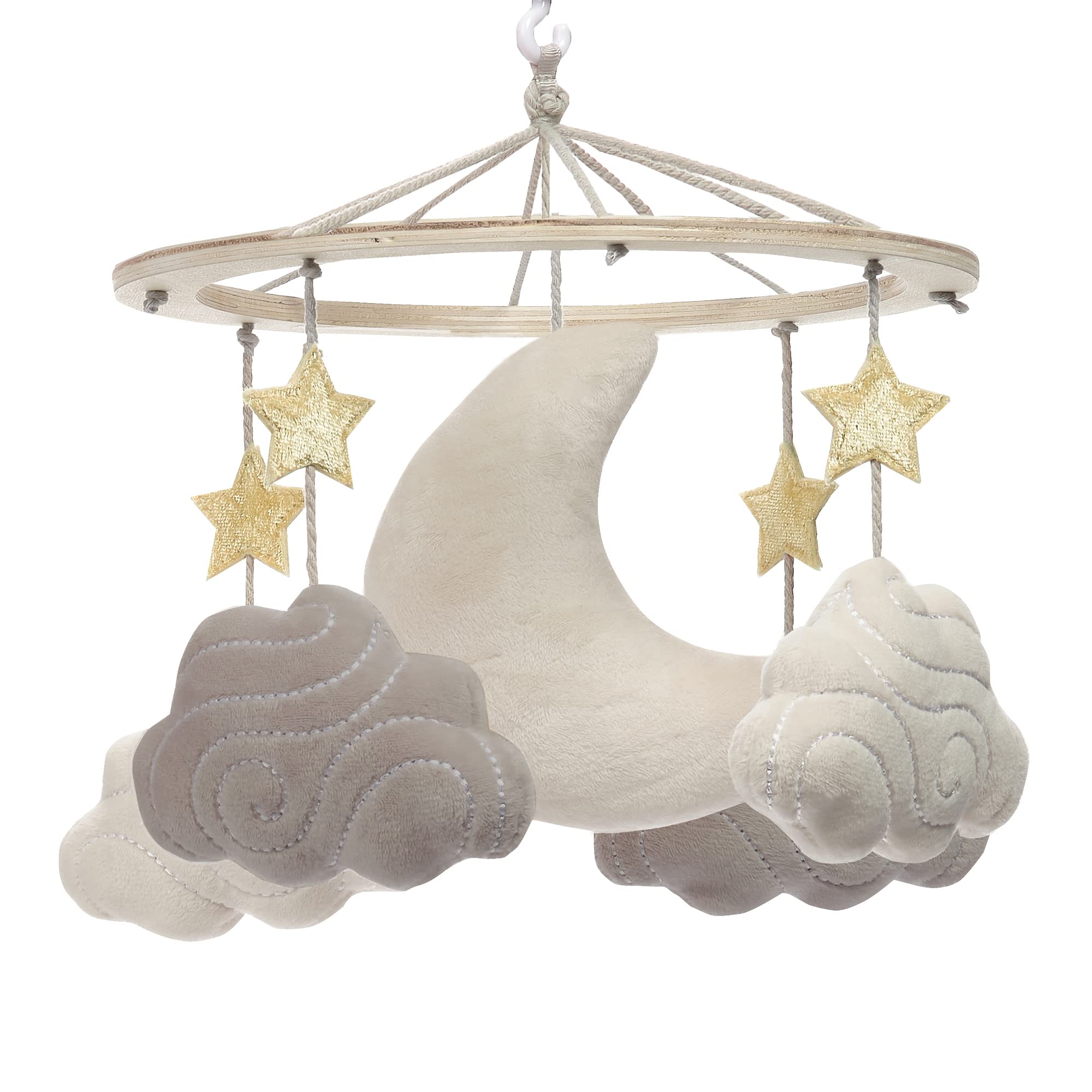 Goodnight Moon Musical Baby Crib Mobile Soother Toy - Stars/Clouds