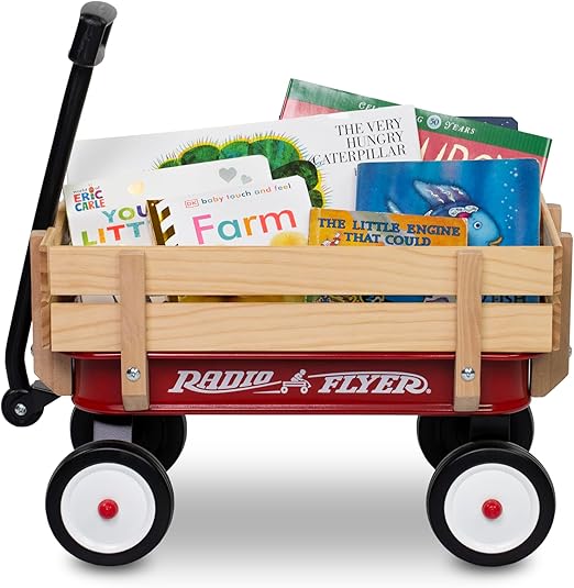 19 Inch Kids Wagon, Toy Wagon for Kids, Rolling Cart, Carts with Wheels