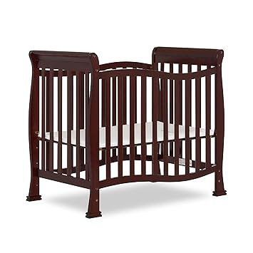 Violet 4-In-1 Convertible Mini Crib In Black