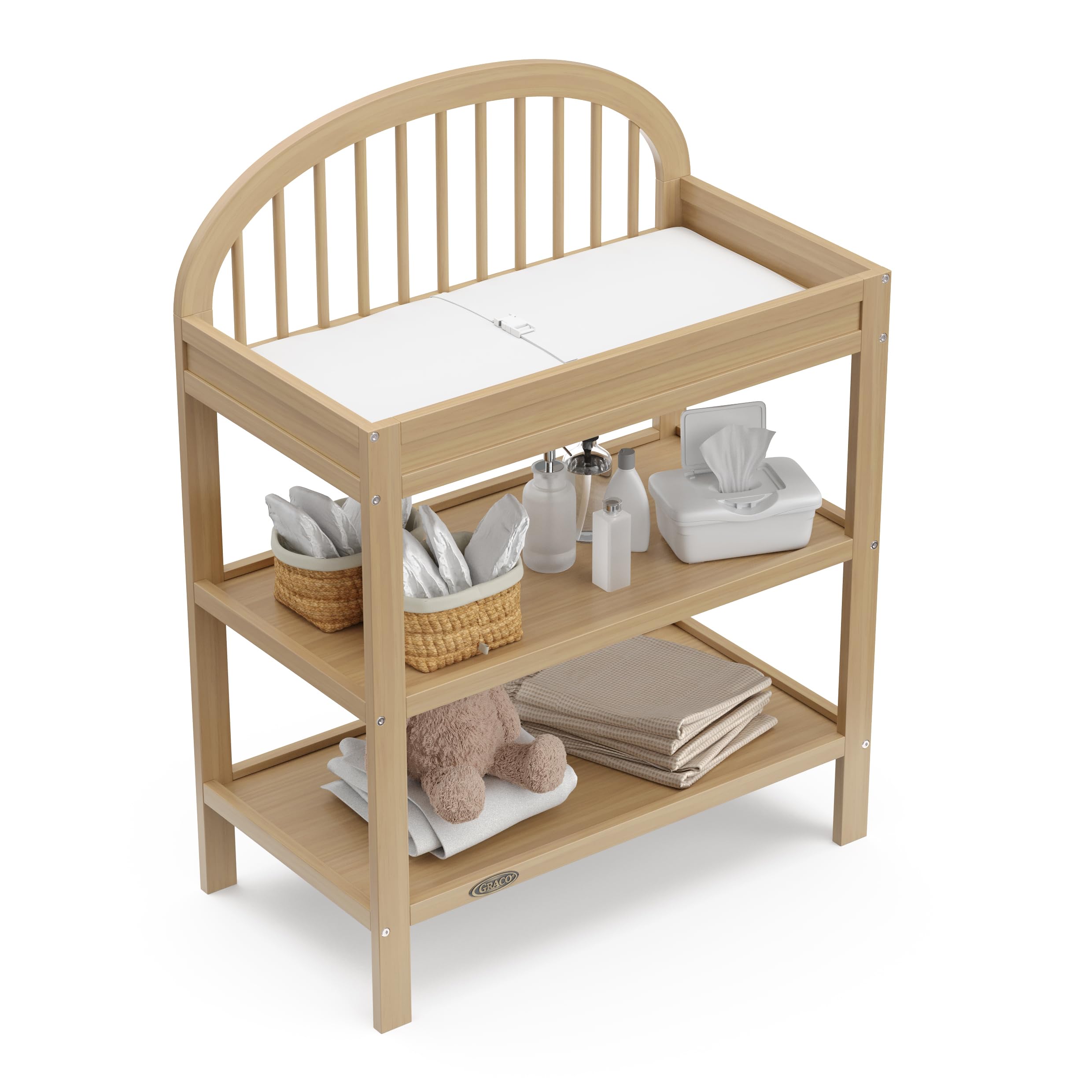 Changing Table with Water-Resistant Pad