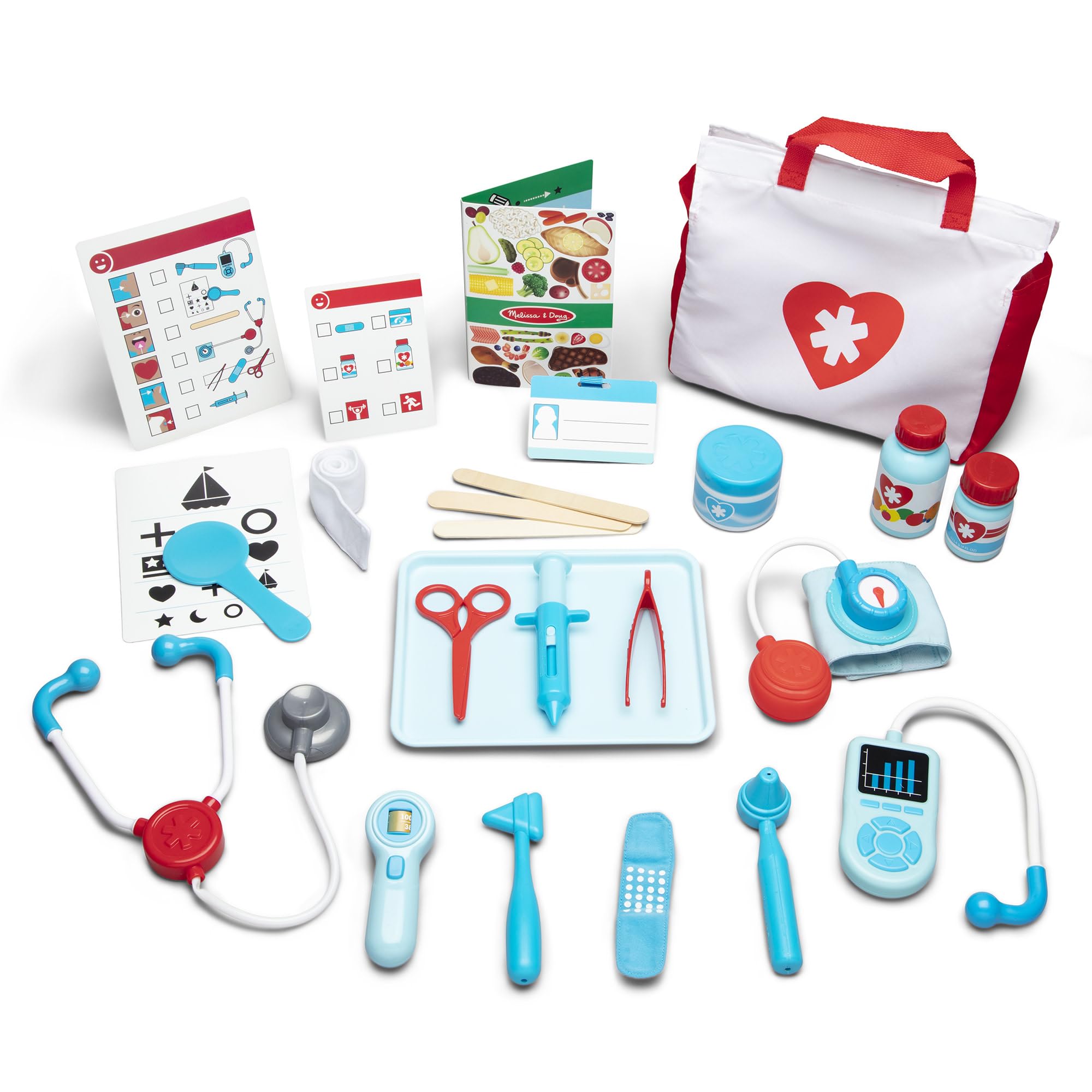 Get Well Doctor’s Kit Play Set – 25 Toy Pieces - Doctor Role Play Set
