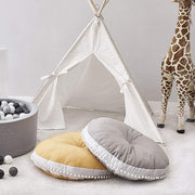 s Floor Cushion Seating, Circle Kids Floor Pillow for Children
