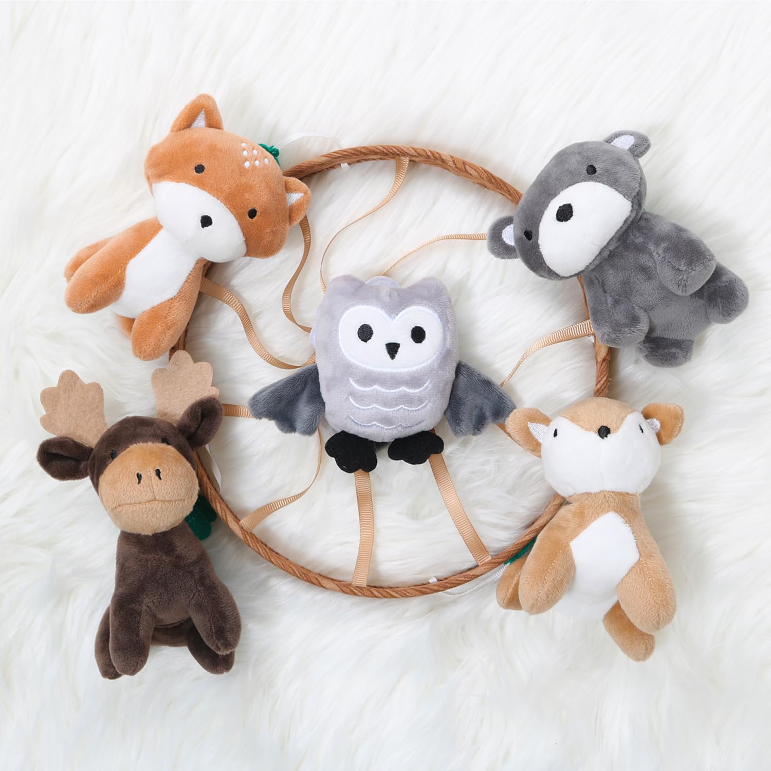 Woodland Musical Crib Mobile with 12 Lullabies