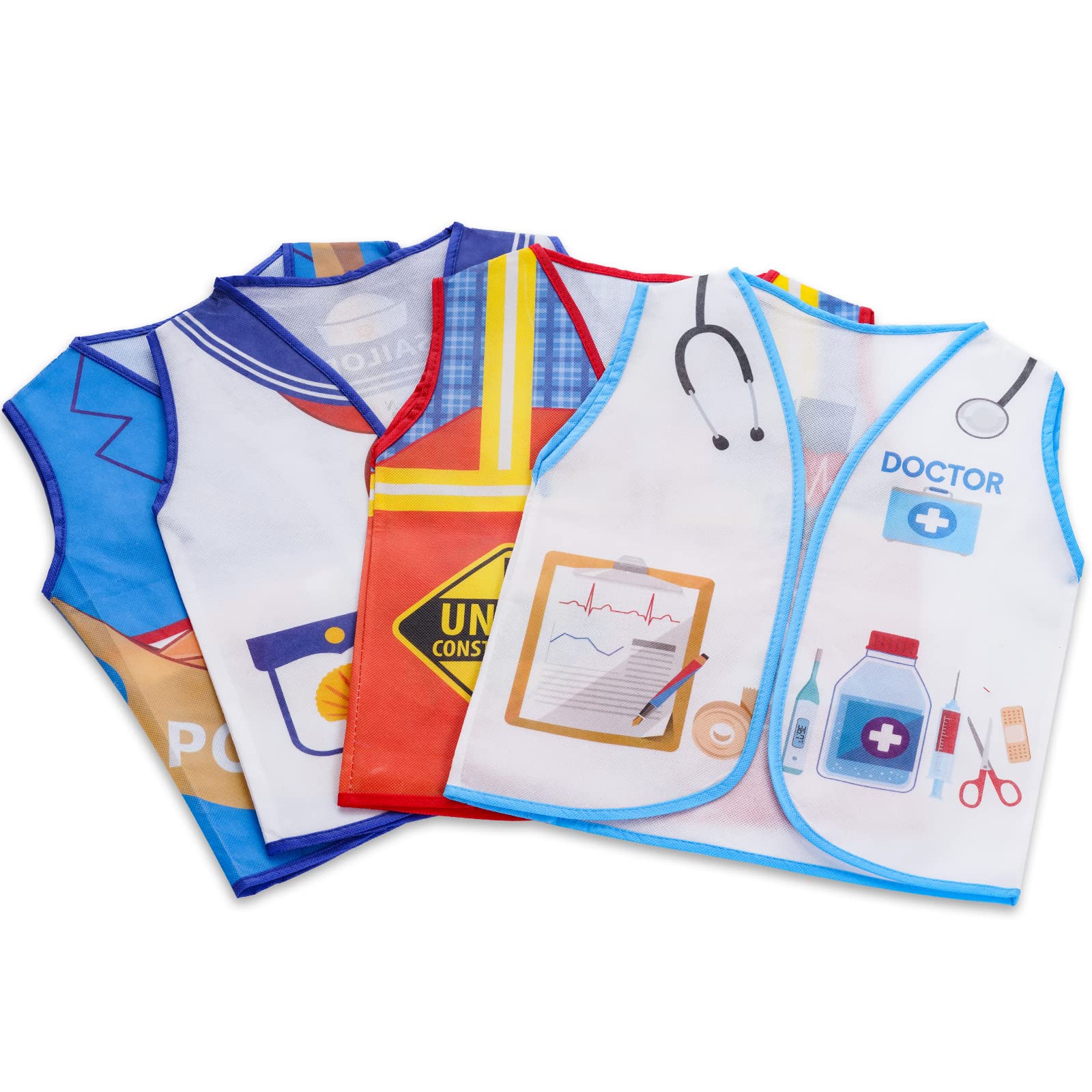 Helper Dress Up Vest Boys Dress Up Clothes Vest Career Cosplay