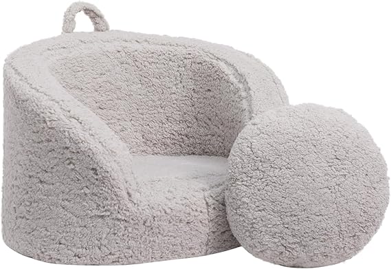 Snug-Arch Toddler Couch, Comfy Foam Baby Chair