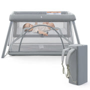 Travel Crib,Portable Crib for Baby, Pack and Play for Babies and Toddler