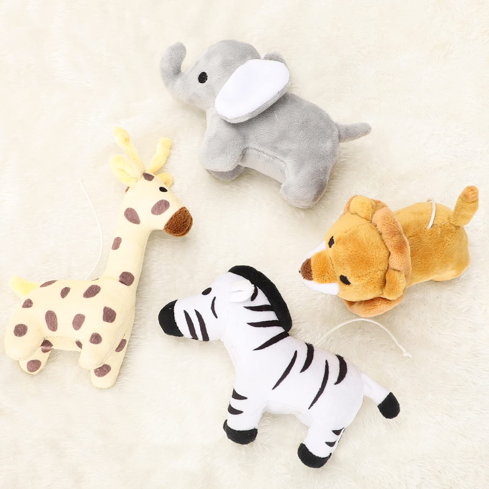 Safari Animals Baby Musical Crib Mobile - Jungle Animals Mobile for Crib