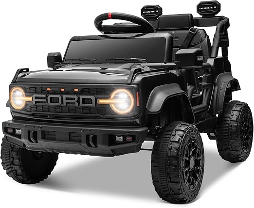 Licensed Ford Bronco Raptor Electric Ride On Jeep for Kids