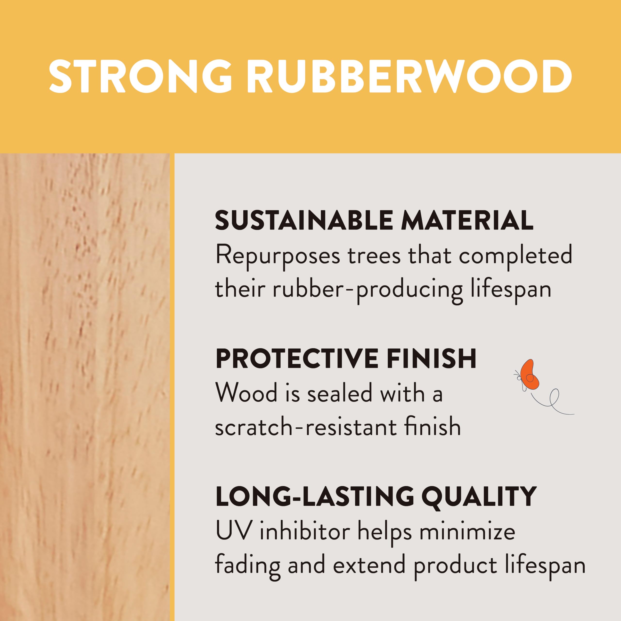 Wooden Ladderback Chairs for Kids, 12 Inch Seat Height, Natural Finish, 2-Pack