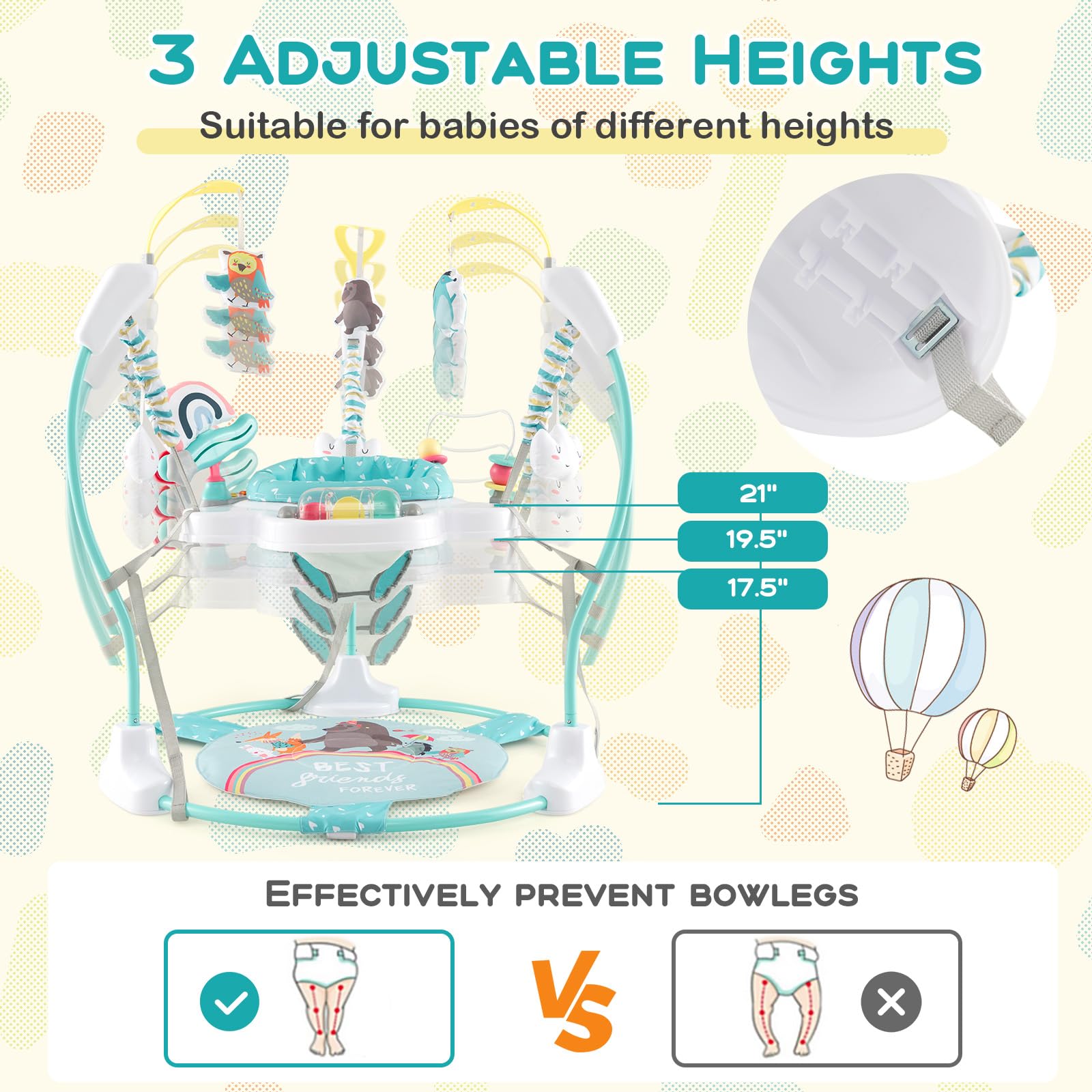 Baby Activity Center Jumper with Music and Lights