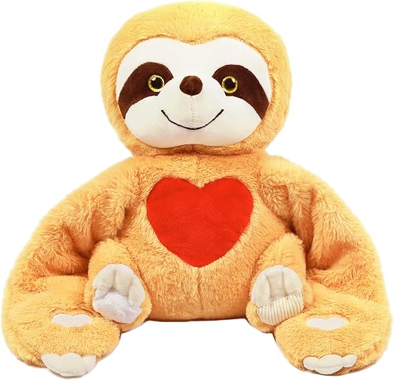 Weighted Stuffed Animal - Brown Sloth 4.5 lbs, Ideal for Sensory Needs