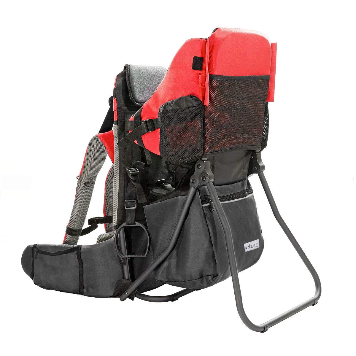 Cross Country Baby Backpack Carrier, Red, Toddler Hiking Backpack