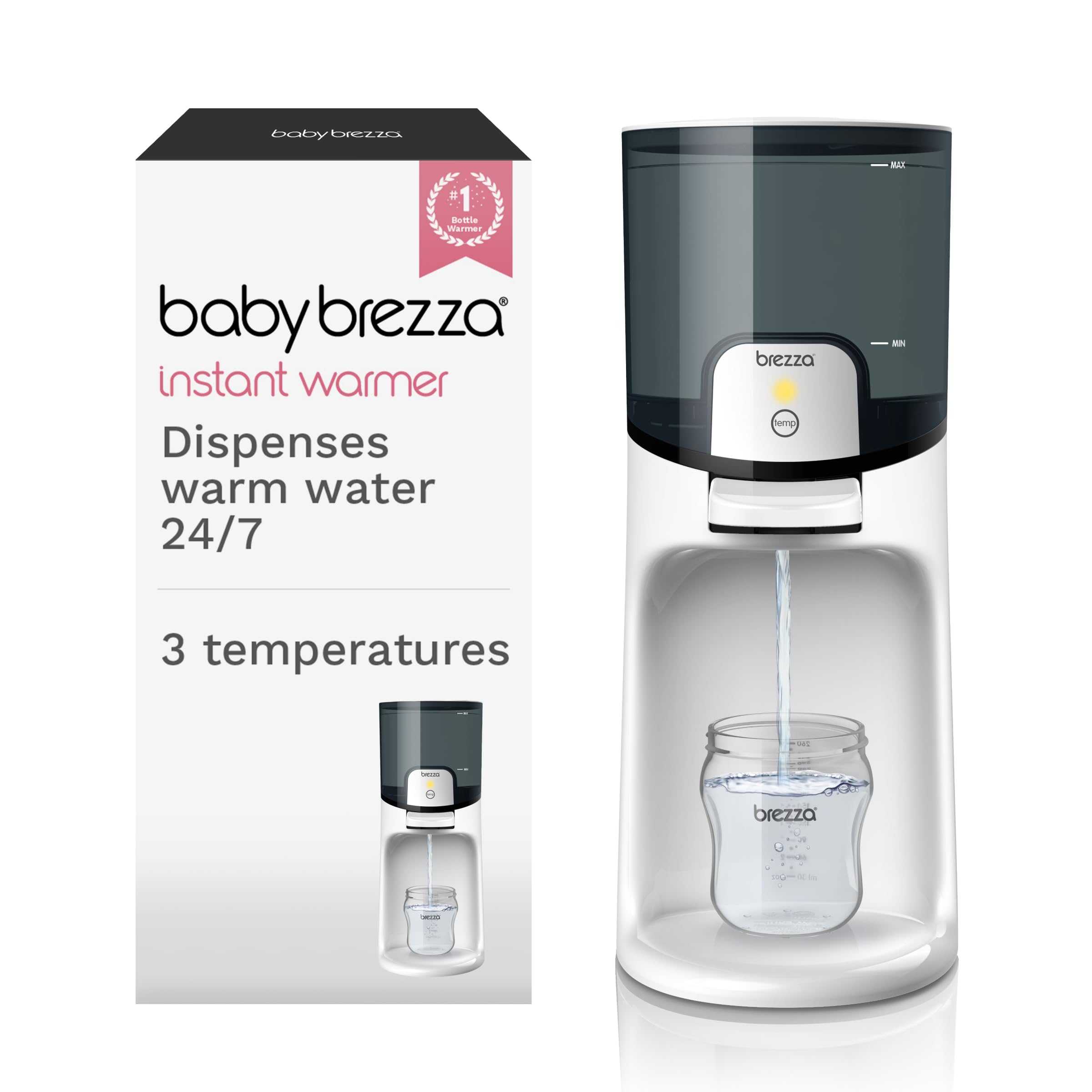 Instant Baby Bottle Warmer - Fast Water Warmer Instantly Dispenses 24/7 in 3