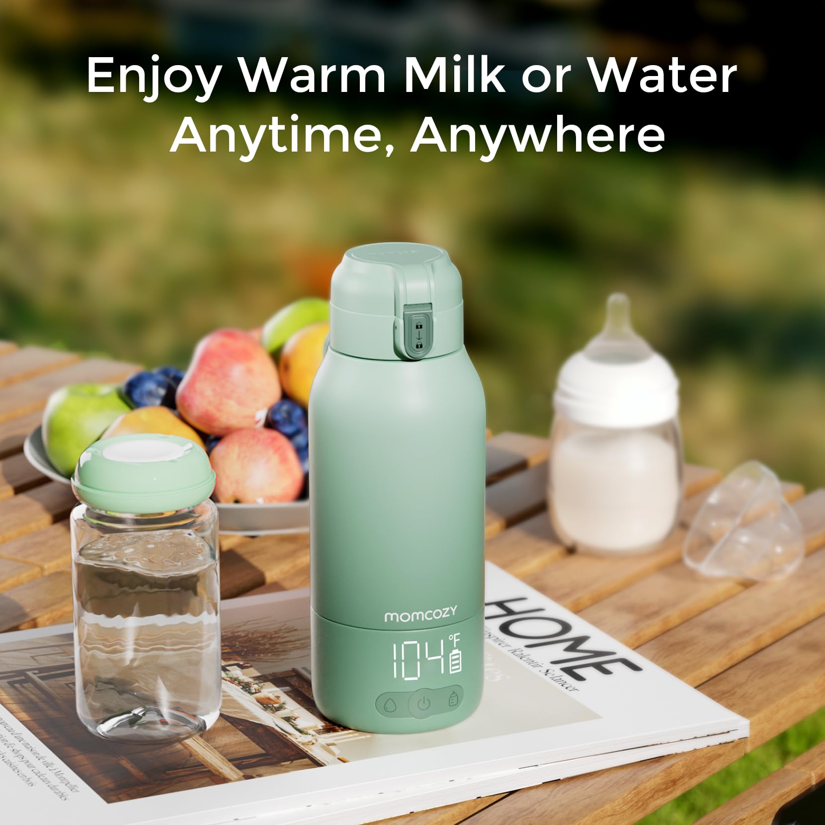 Portable Milk Warmer for Travel – Dual Heating Modes