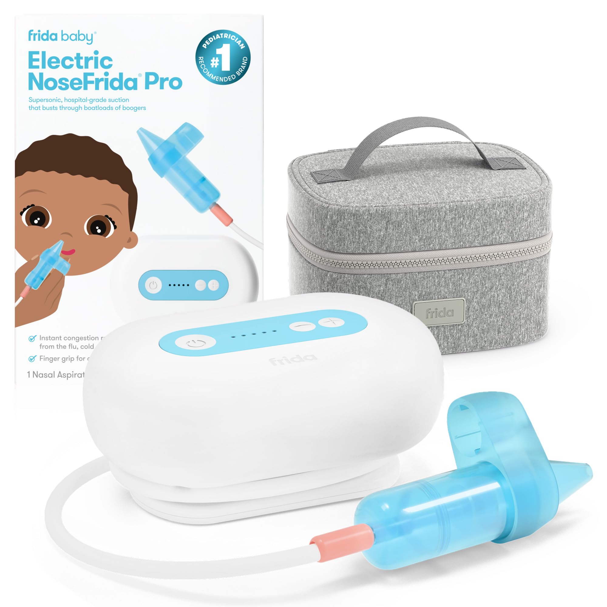 Electric NoseFrida Pro Nasal Aspirator for Baby, Hospital Grade Suction