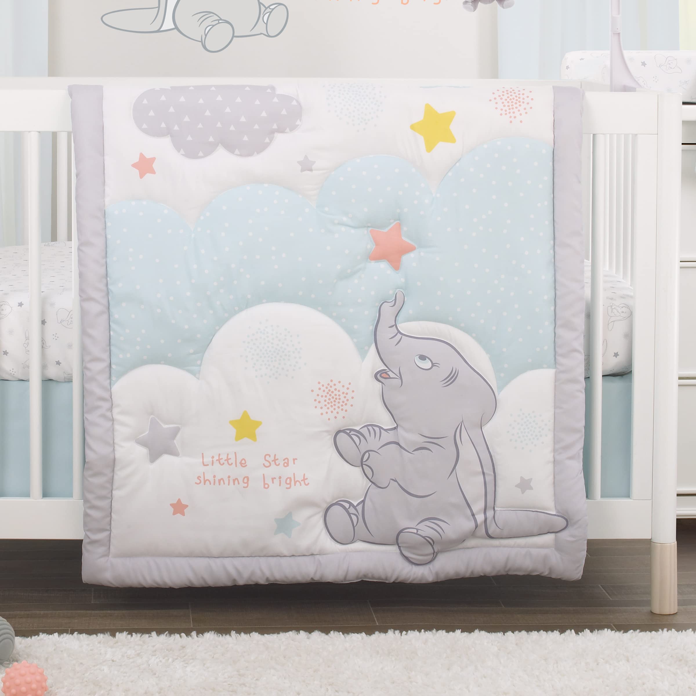 Dumbo Shine Bright Lil Star Light Blue, Gray