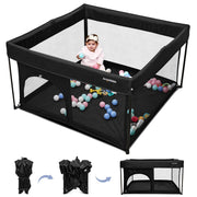 50x50 Foldable Baby Playpen with Carrying Bag & Safety Lock