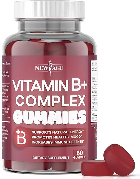 Vitamin B Complex Gummies with Vitamin B3, B6, & B12 – with Biotin