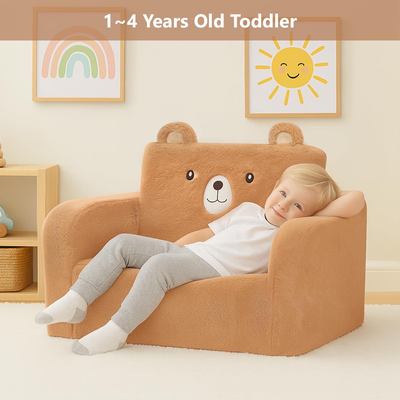 Toddler Flip Open Sofa Chair