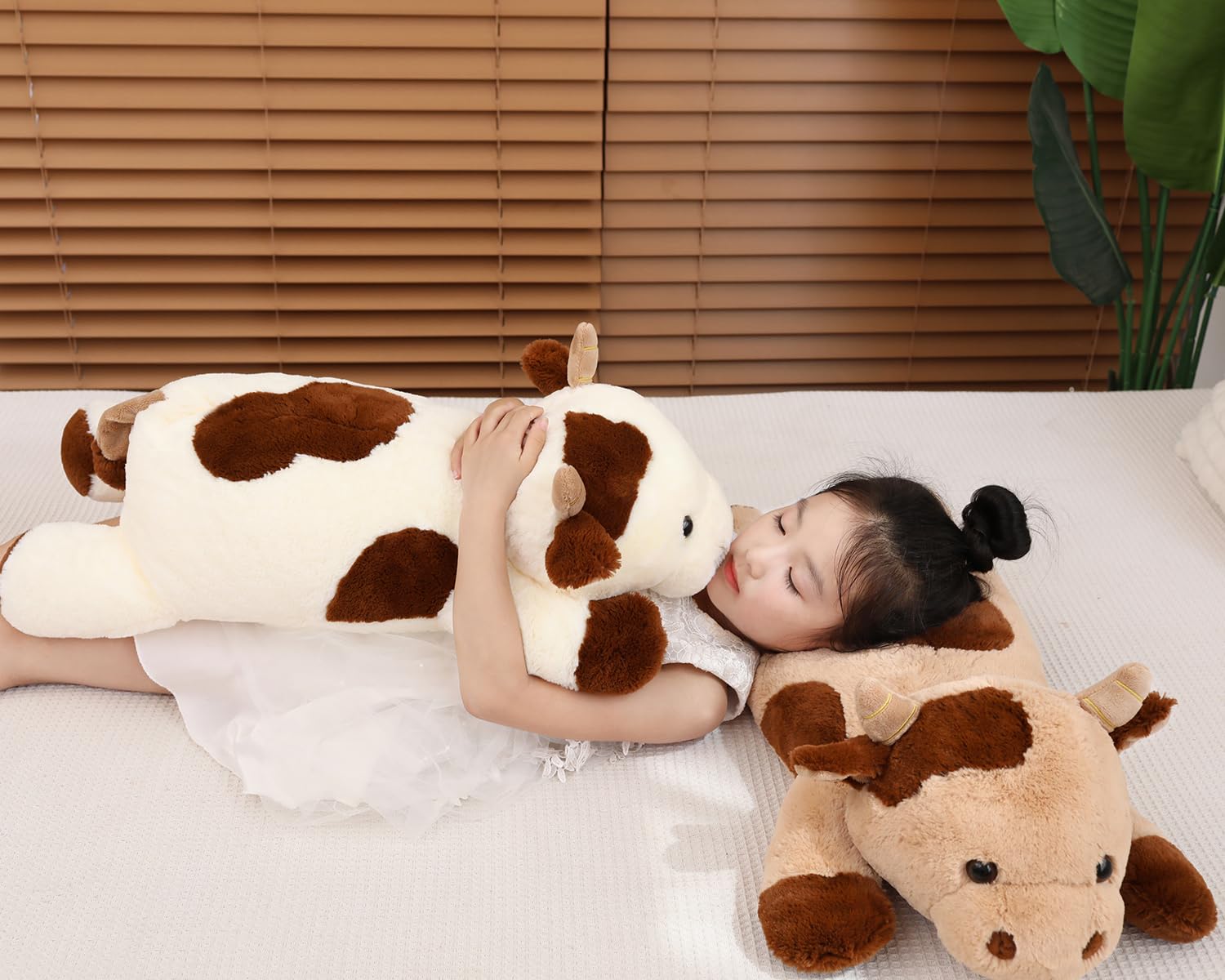 25.6 inch 5 lbs Cow Weighted Stuffed Animals