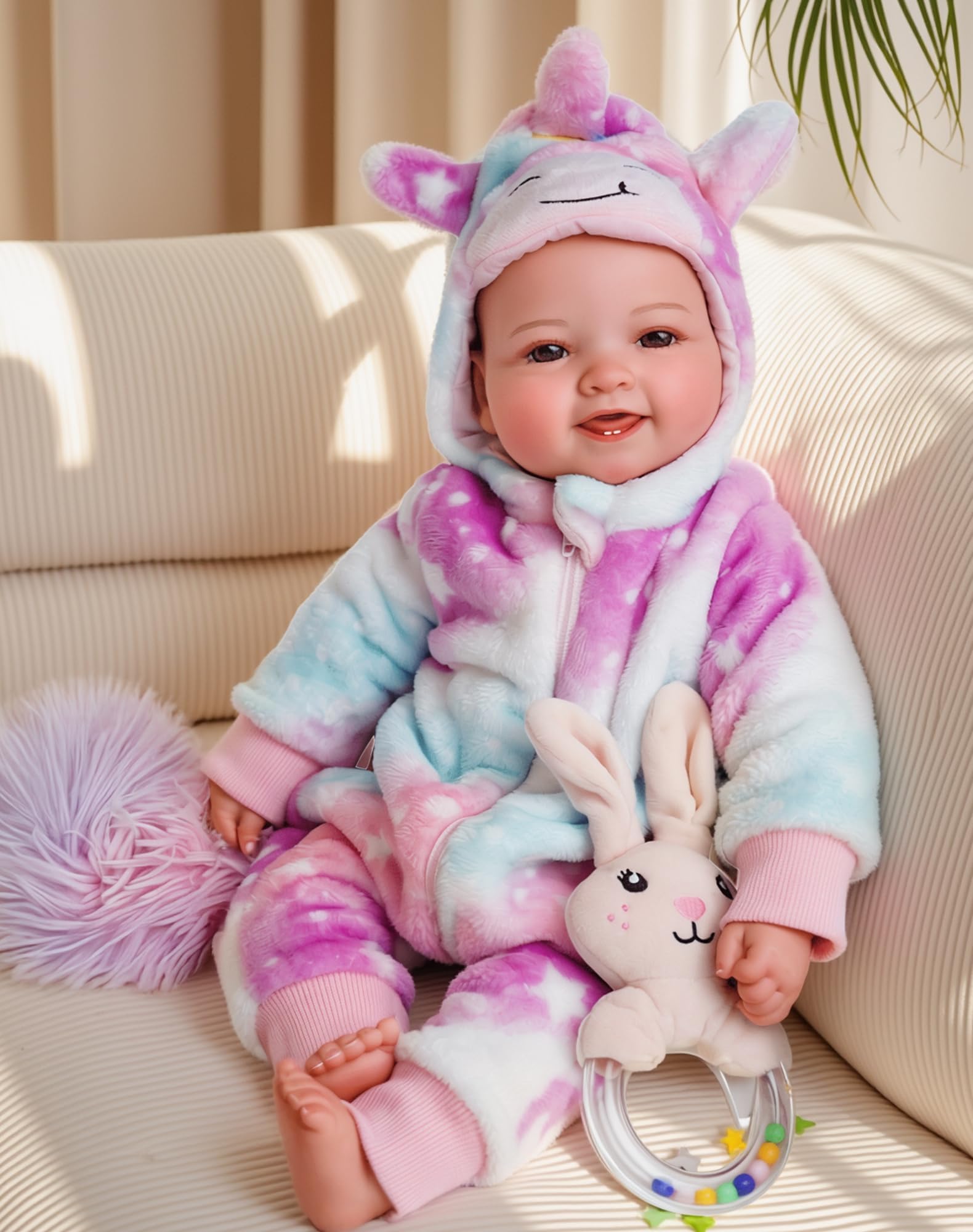 Baby Dolls, 17inch Large Realistic Cute Soft Body Baby Doll Real Life Baby Dolls