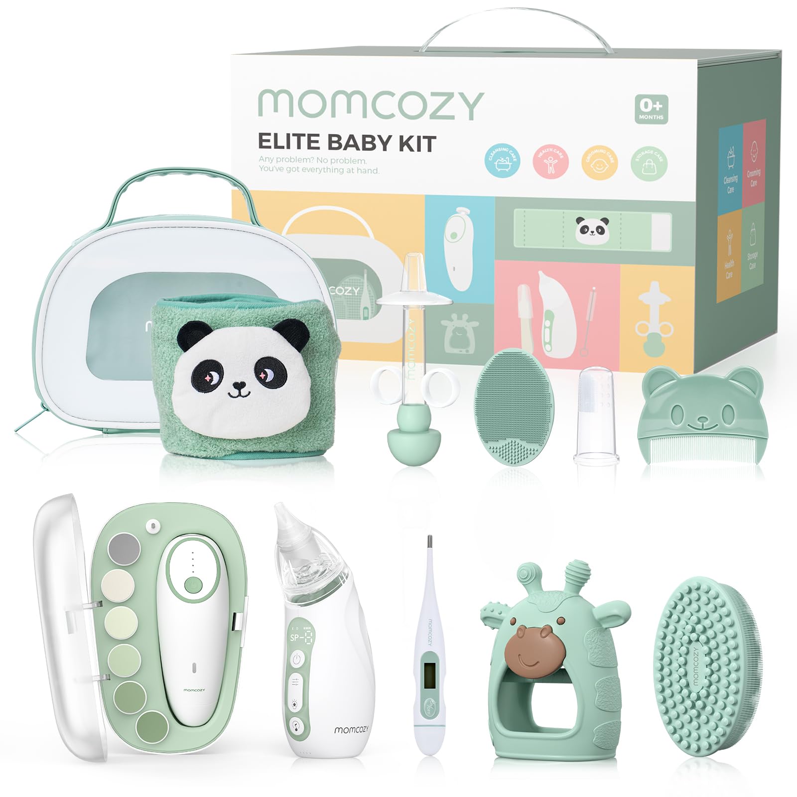 Elite Baby Kit, Superior Baby Shower & Registry Essential Kit for Grooming & Health