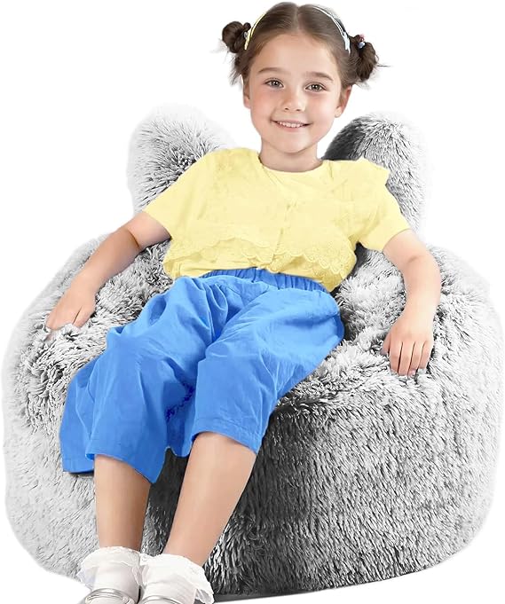 Bean Bag Chair Bed for Kids, Convertible Bean Bag Folds from Lazy
