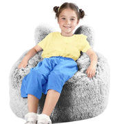 Bean Bag Chair for Teens & Kids with Plush Faux Fur Cover