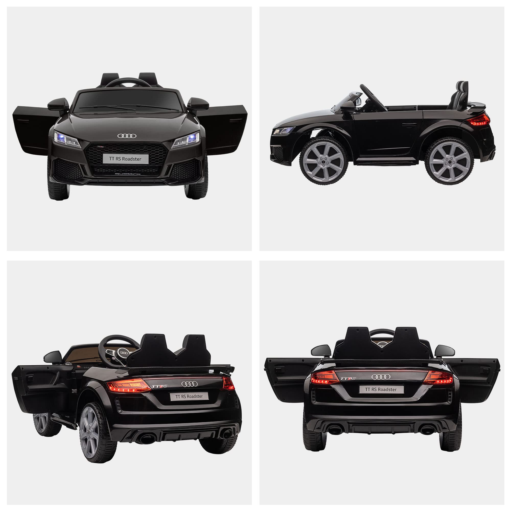 Licensed Audi TT RS Electric Ride-On Car with Remote Control